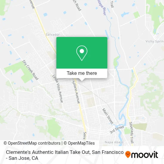 Clemente's Authentic Italian Take Out map