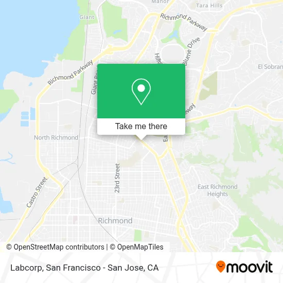 Labcorp map