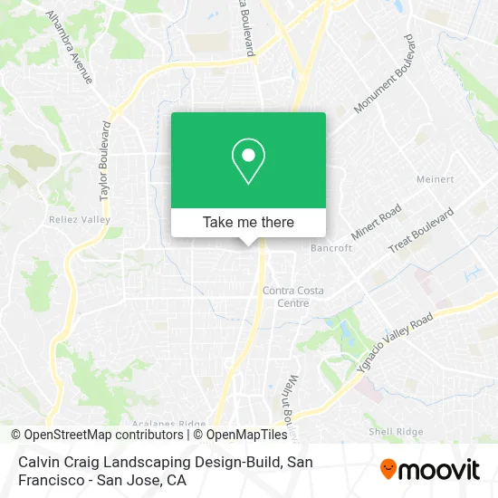 Calvin Craig Landscaping Design-Build map