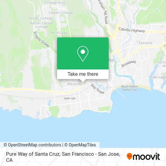 Pure Way of Santa Cruz map