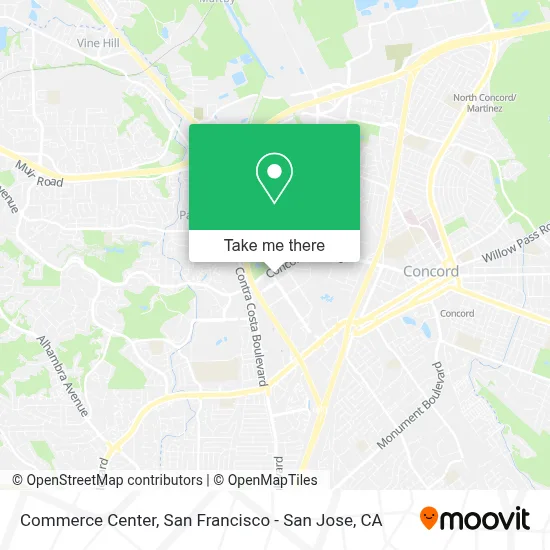 Commerce Center map