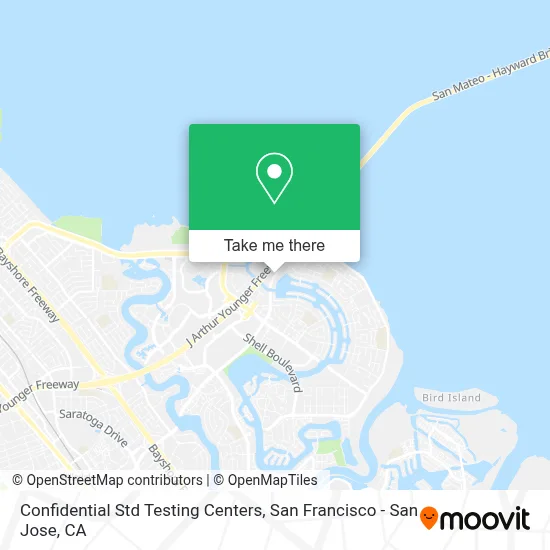 Confidential Std Testing Centers map