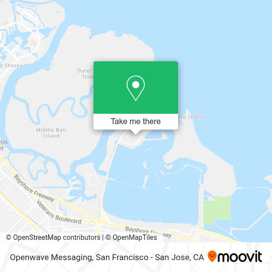 Openwave Messaging map