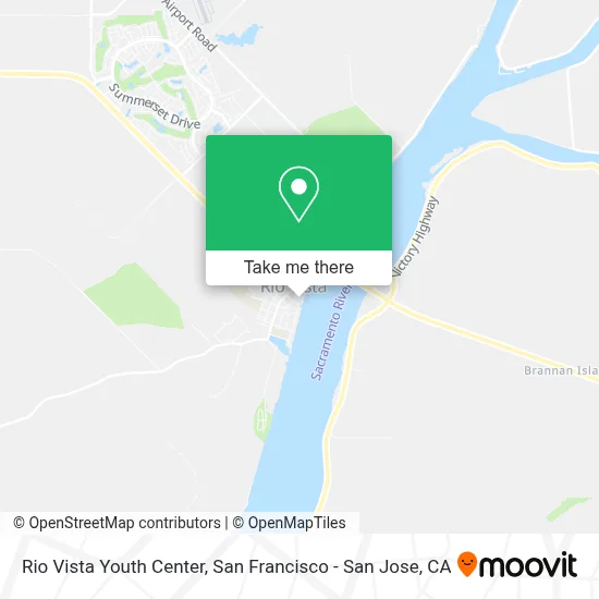 Rio Vista Youth Center map