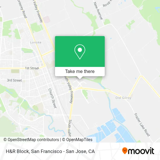 H&R Block map