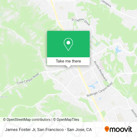 James Foster Jr map