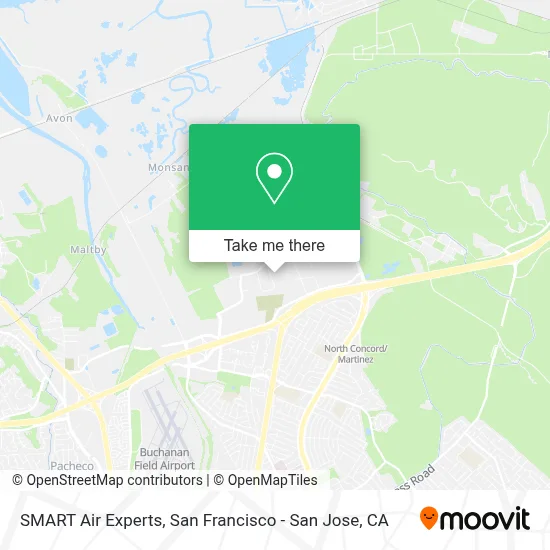 SMART Air Experts map