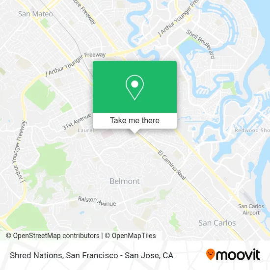 Shred Nations map