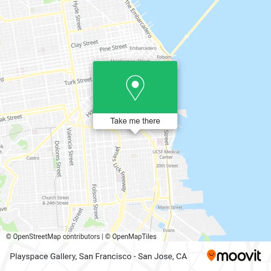 Playspace Gallery map