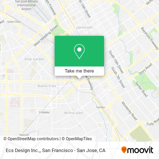 Ecs Design Inc., map