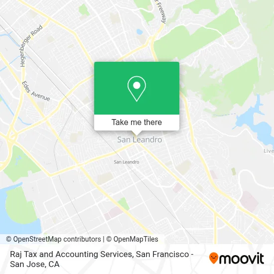 Raj Tax and Accounting Services map
