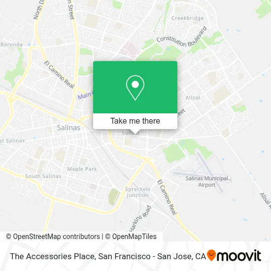The Accessories Place map