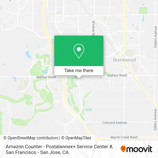 Amazon Counter - Postalannex+ Service Center # map