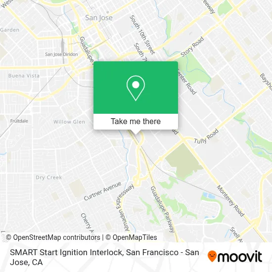 SMART Start Ignition Interlock map