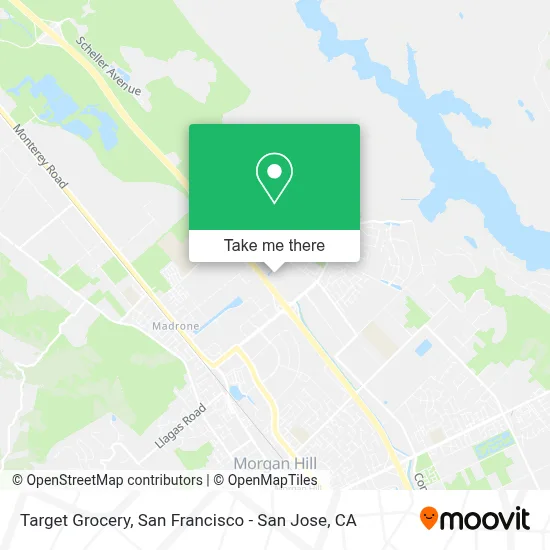 Target Grocery map