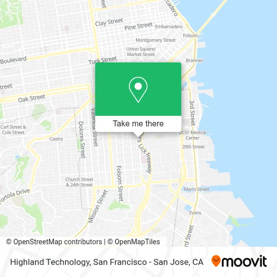 Highland Technology map