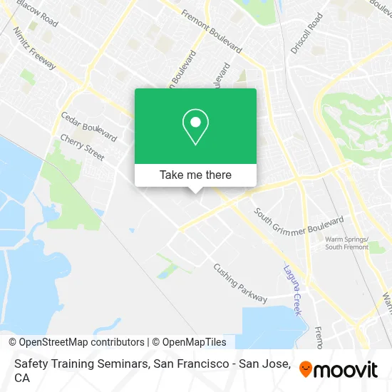 Safety Training Seminars map