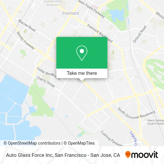 Auto Glass Force Inc map