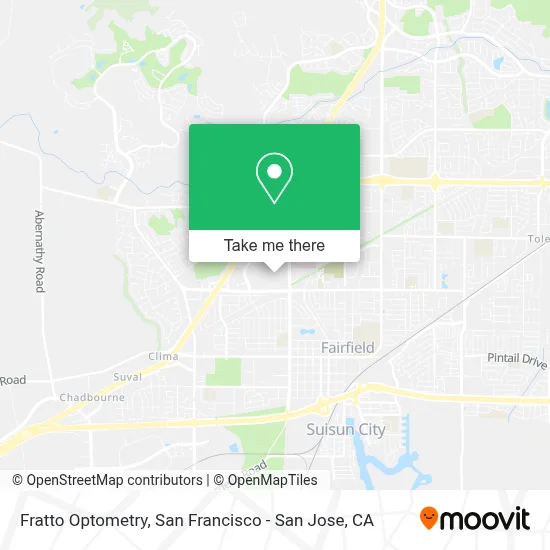 Fratto Optometry map