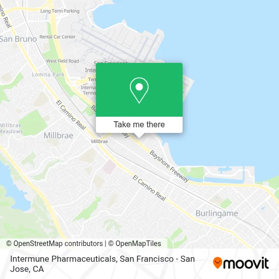 Intermune Pharmaceuticals map