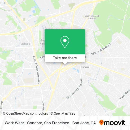Work Wear - Concord map