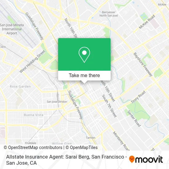 Allstate Insurance Agent: Sarai Berg map