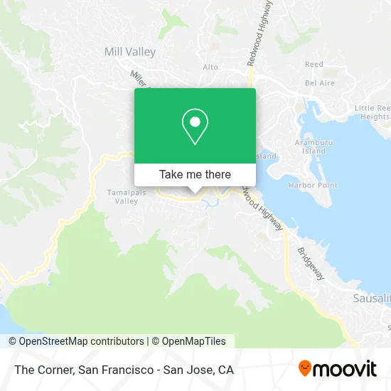 The Corner map
