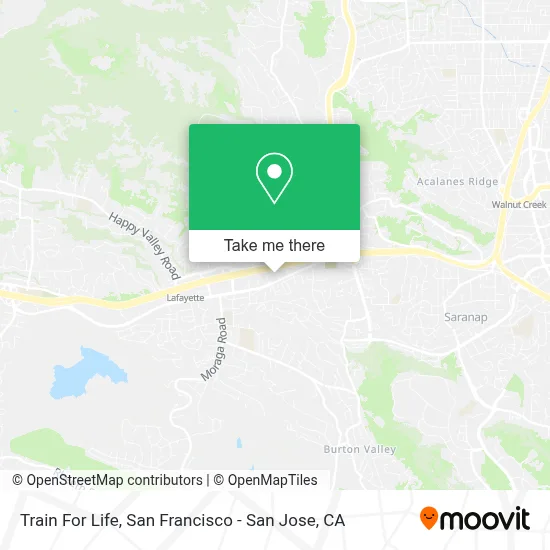 Train For Life map