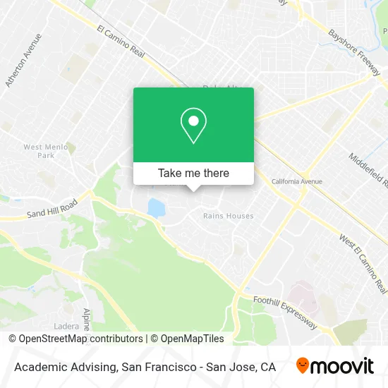 Academic Advising map