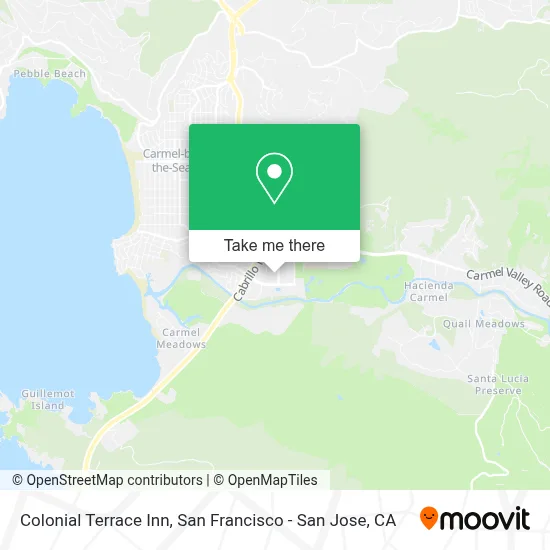 Colonial Terrace Inn map