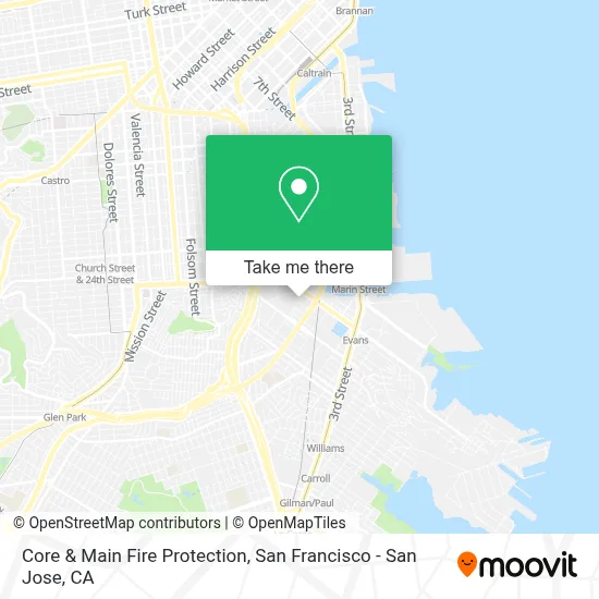 Core & Main Fire Protection map