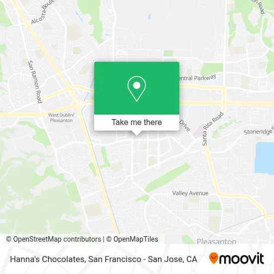 Hanna's Chocolates map
