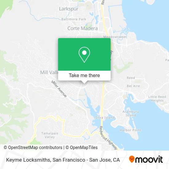 Keyme Locksmiths map
