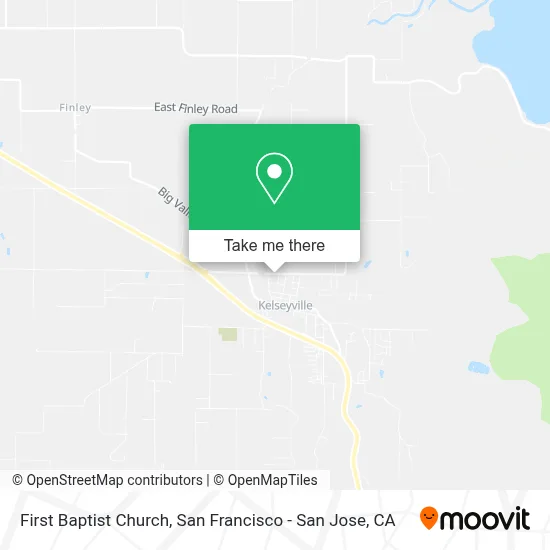 First Baptist Church map