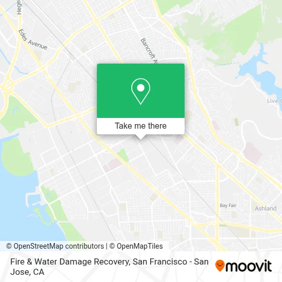 Fire & Water Damage Recovery map