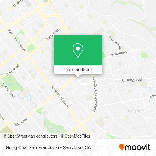 Gong Cha map