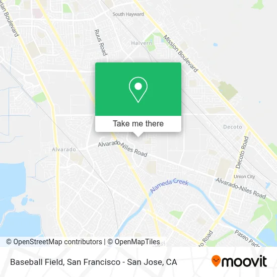 Baseball Field map