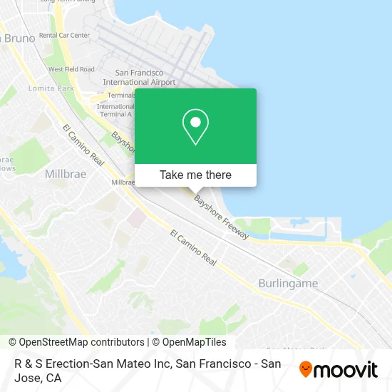R & S Erection-San Mateo Inc map