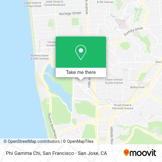 Phi Gamma Chi map