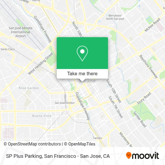 SP Plus Parking map