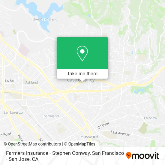 Farmers Insurance - Stephen Conway map