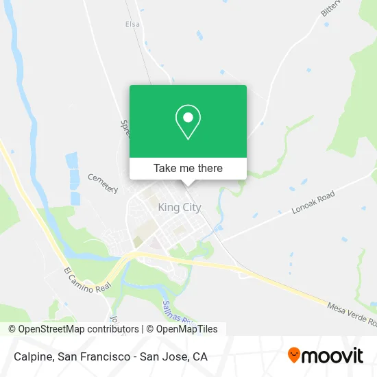 Calpine map