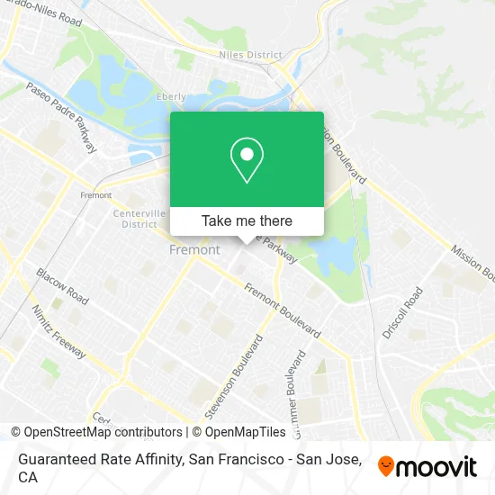 Guaranteed Rate Affinity map