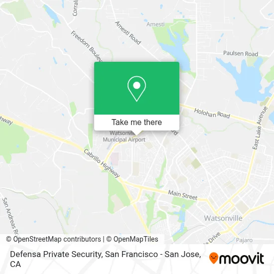 Defensa Private Security map