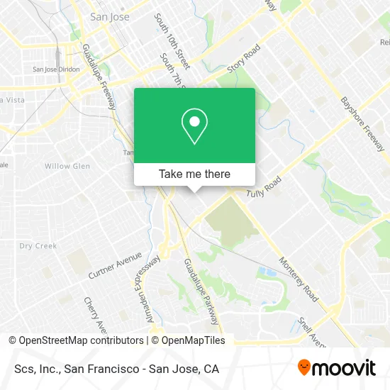 Scs, Inc. map