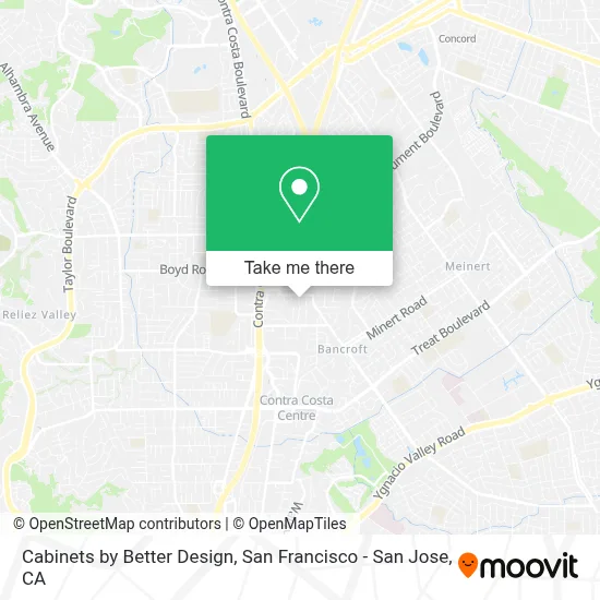 Cabinets by Better Design map