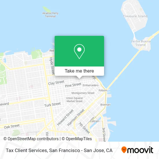 Tax Client Services map