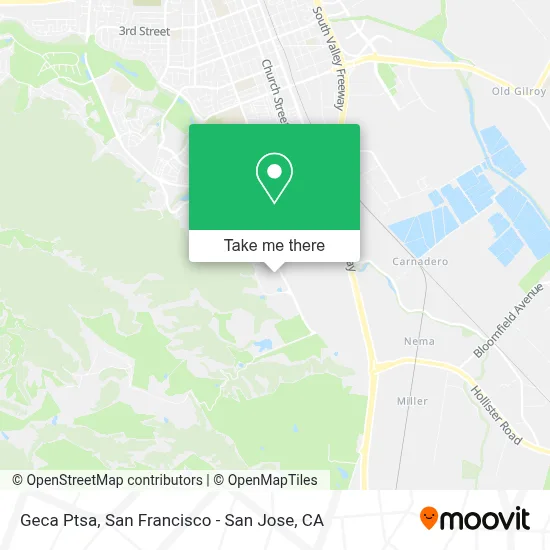 Geca Ptsa map