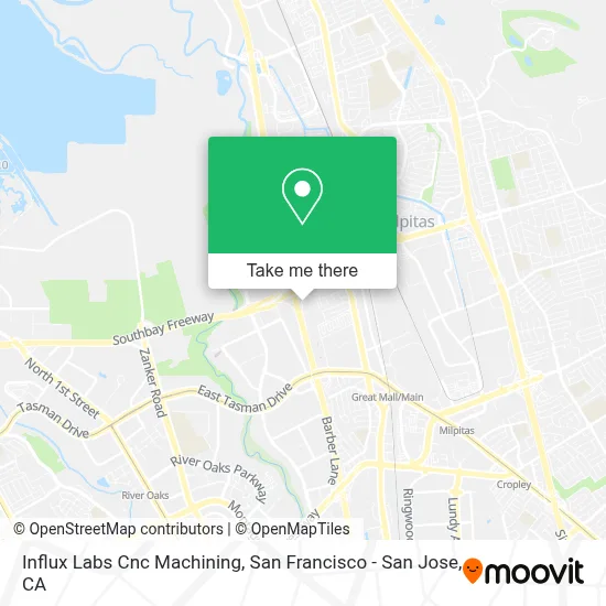 Influx Labs Cnc Machining map