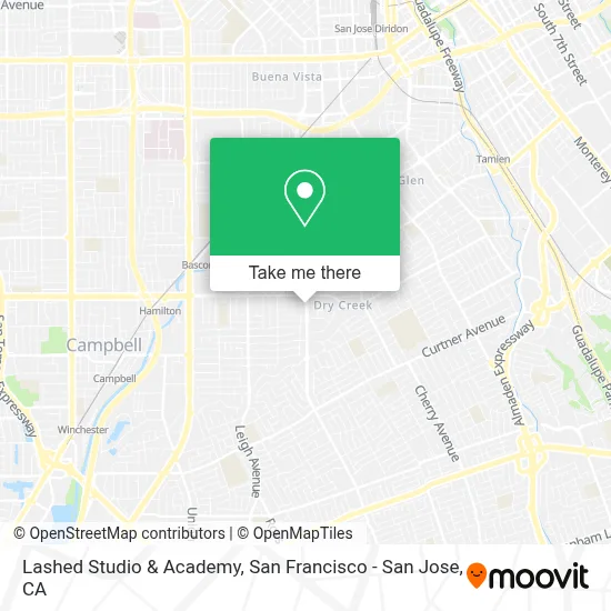 Lashed Studio & Academy map